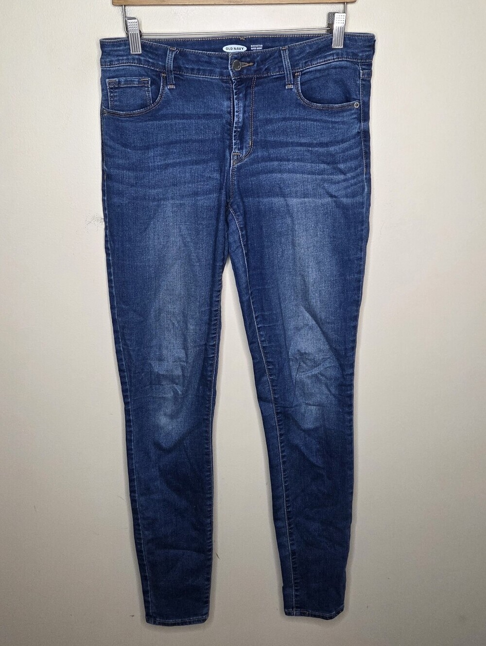Old Navy Rockstar Super Skinny Low Rise Jeans Size 8 Tall